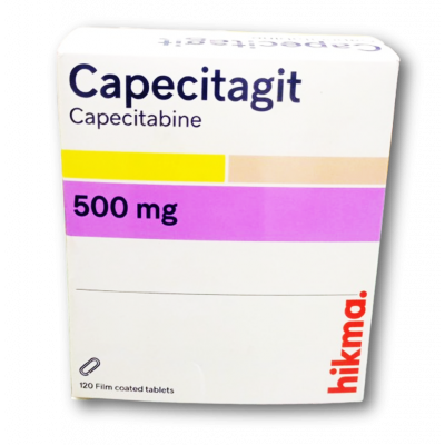 CAPECITAGIT 500 MG ( CAPECITABINE ) 120 FILM-COATED TABLETS